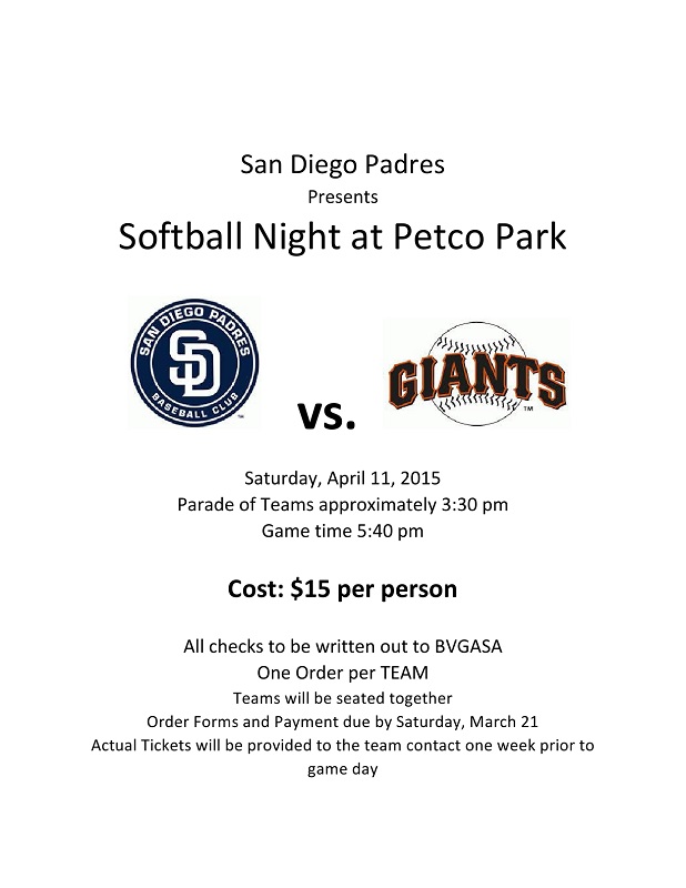 2015 Softball Night